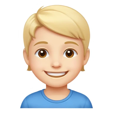 child walking with a smile, cheerful and active sticker