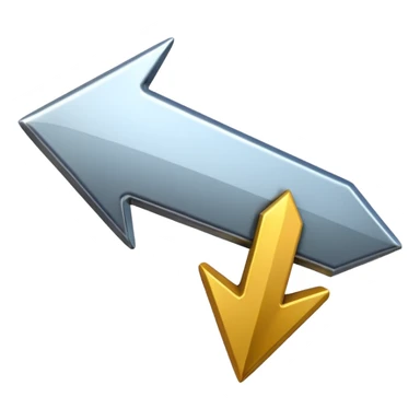 arrow  down download button sticker
