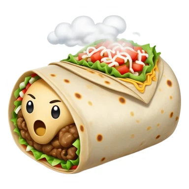Giant stinky burrito  sticker