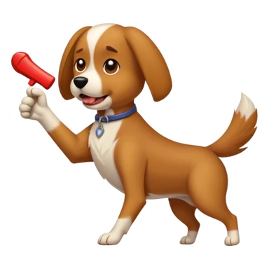 Dog getting kicked out by his dog wife sticker