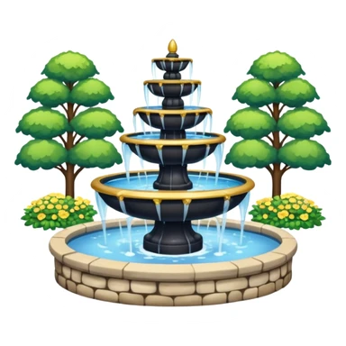 park Fountain sticker
