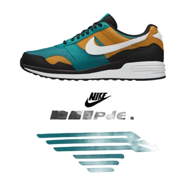 Nike and adidas combined logo sticker