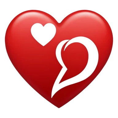 heart with K-pop idol silhouette sticker