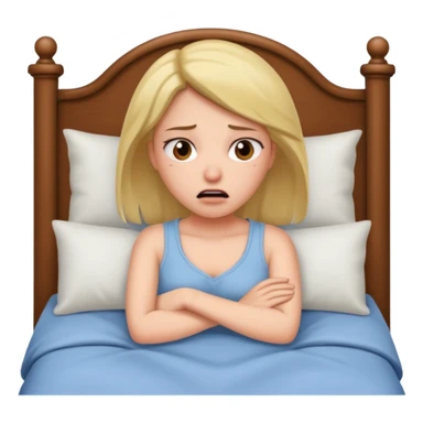 Wife being impatient in bed sticker