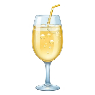 GLASS WITH FIZZ WATER WITHOUT STRAW sticker