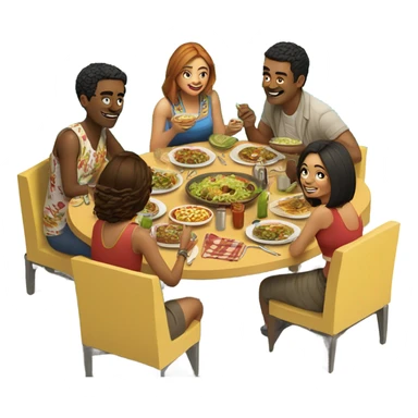 Mexican eating pool sticker