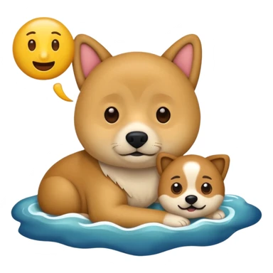 crea un emoji de buenas noches. Pon un texto : Buenas noches Javier y Tobi. Javier es una imagen de profesor y Tobi q sea imagen de un perro sticker