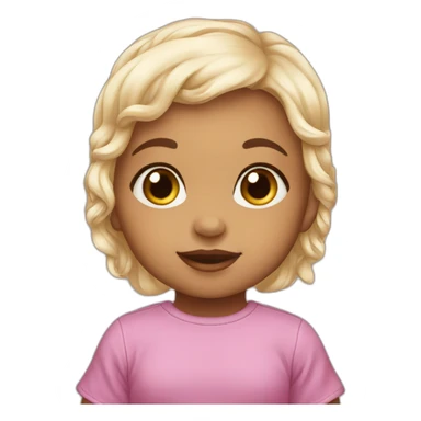 Baby girl 8 months sticker