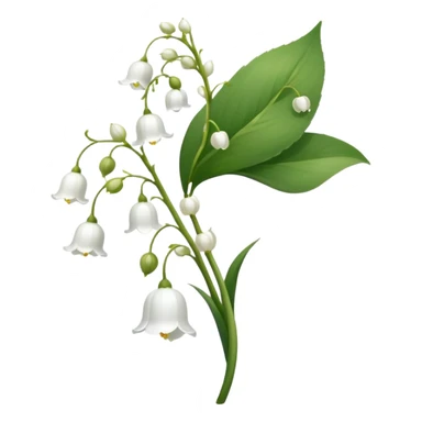 lily of the valley flowers sticker
