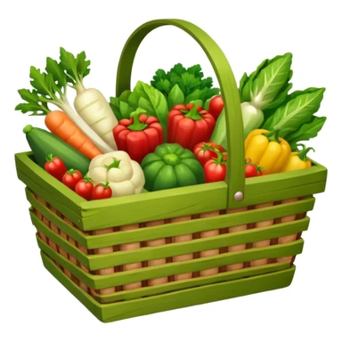 veg basket holder sticker