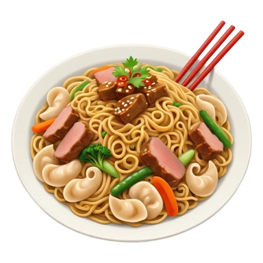 Newfoundland chow mein  sticker