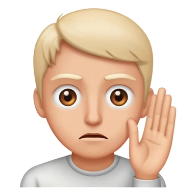 eye twitching from annoyance sticker