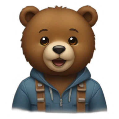 Little bear sticker