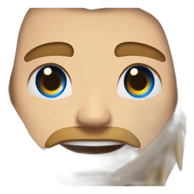 Batman Blue Eyes Brown Beard Muscle sticker