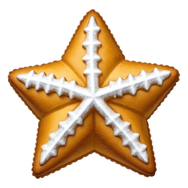 Christmas pandoro star sticker