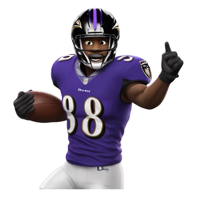 Baltimore ravens touchdown  raven sticker