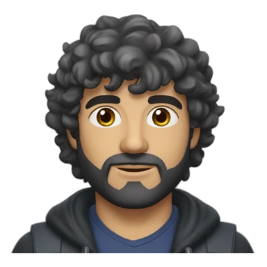 luiz henrique ferreira lobo preto sticker