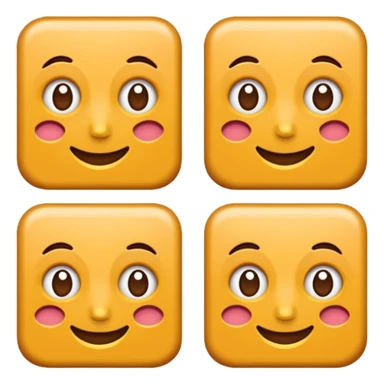 Crea una línea de cuadros como este "🟫" sticker