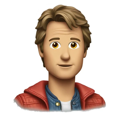 marty mcfly sticker