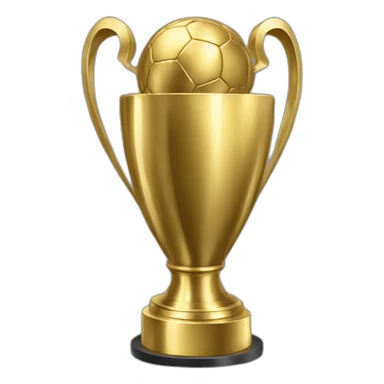 Champions league trophy sticker