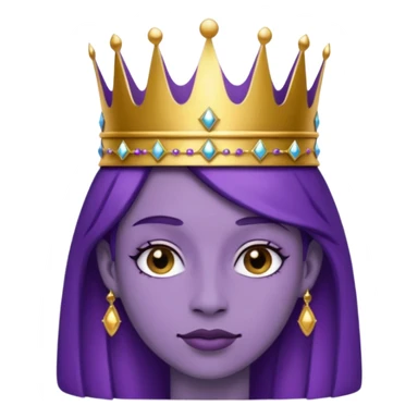Purple royalty sticker