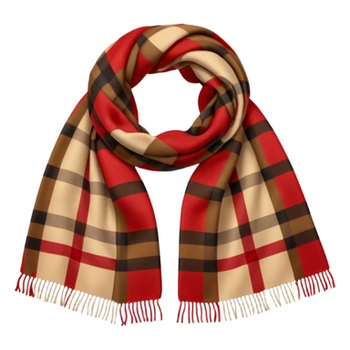 burberry scarf sticker