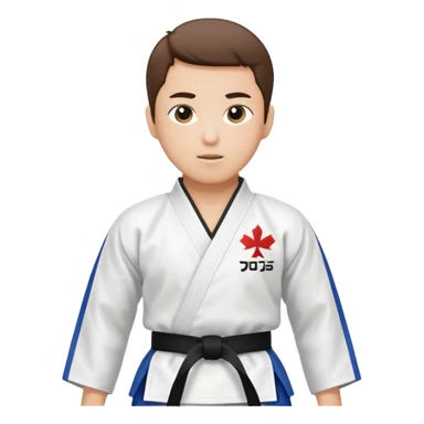 dobok taekwondo sticker