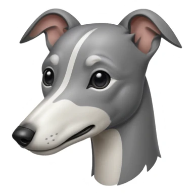 Greyhound front facing sticker