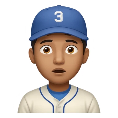  Fait un jeune indien pas trop beau avec un léger surprise un double menton et une casquette sur la tete sticker