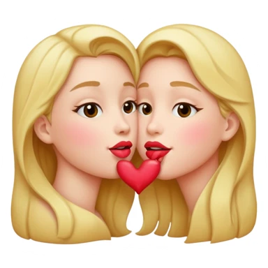 Lip kiss sticker