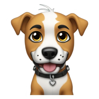 cute misfits rock band punk dog sticker