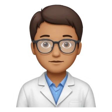 Lab technologist male sticker