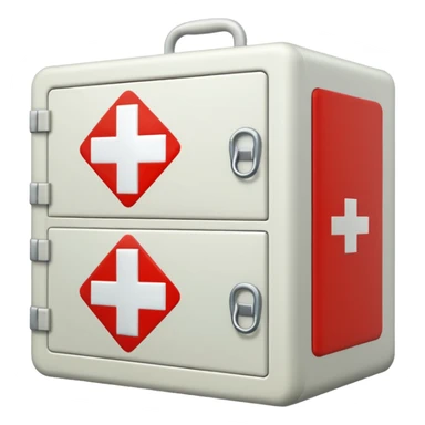 first aid cupboard sticker