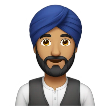 sikh guy sticker