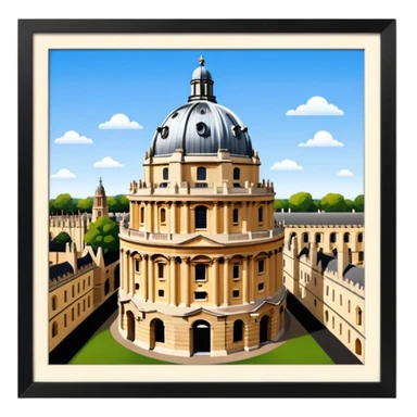 oxford university radcliff camera sticker