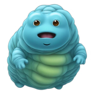 tardigrade happy sticker
