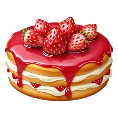 Strawberry Glaze Pastries
 sticker