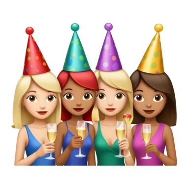 girls party in club sticker