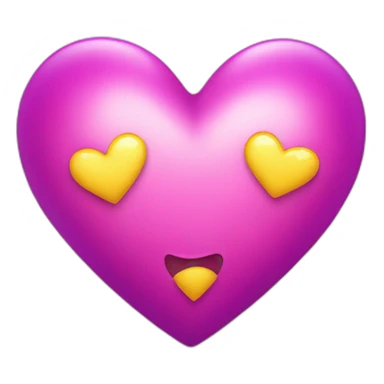pink-and-purple-heart-with-yellow-sparkles sticker