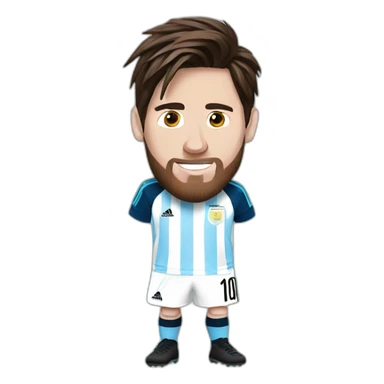 messi argentina sticker