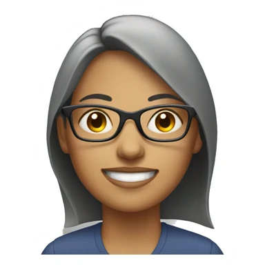 a woman with glasses on a wheelchair sticker