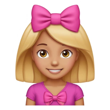 A baddie girl giving cute vibes but don't make it look like more of a human emoji more of a emoji a regular emoji sticker