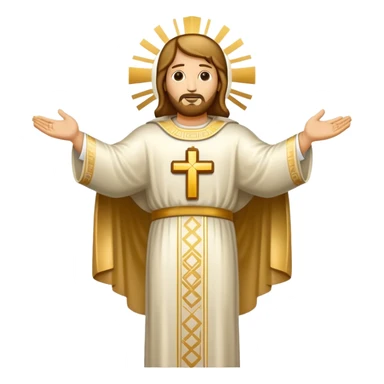 Touchdown Jesus sticker