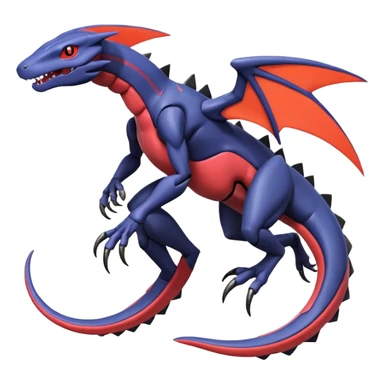 Heliolisk-Salandit-Cyclizar-Genesect-Pokémon, full body sticker