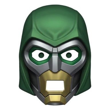 Doctor doom mask sticker