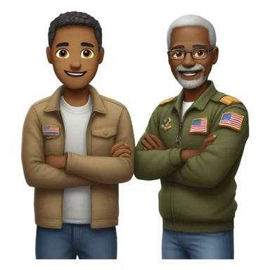 military veteran, faithful single dad, older than most dads with a teenage son, Believer in Jesus, Love's God, and security team volunteer at church sticker