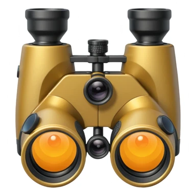 binoculars with large lenses sticker