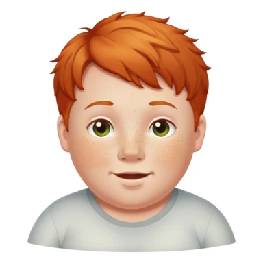 A boy named Patrick who is a little fat with ginger hair and freckles sticker