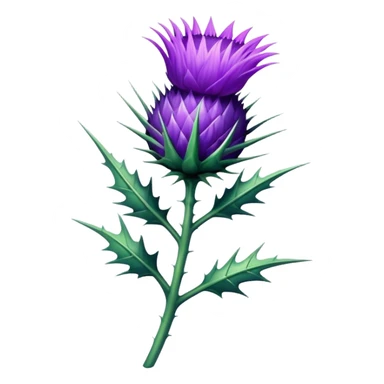 Thistle sticker