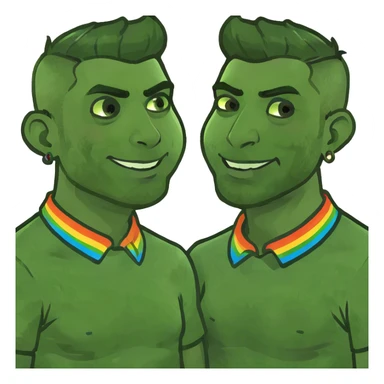 gay men sticker